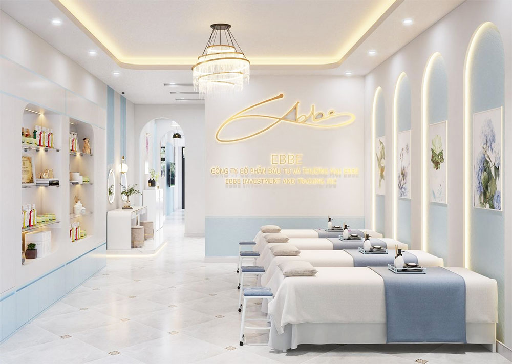 Thiết kế nội thất Spa hiện đại phong cách Hàn Quốc