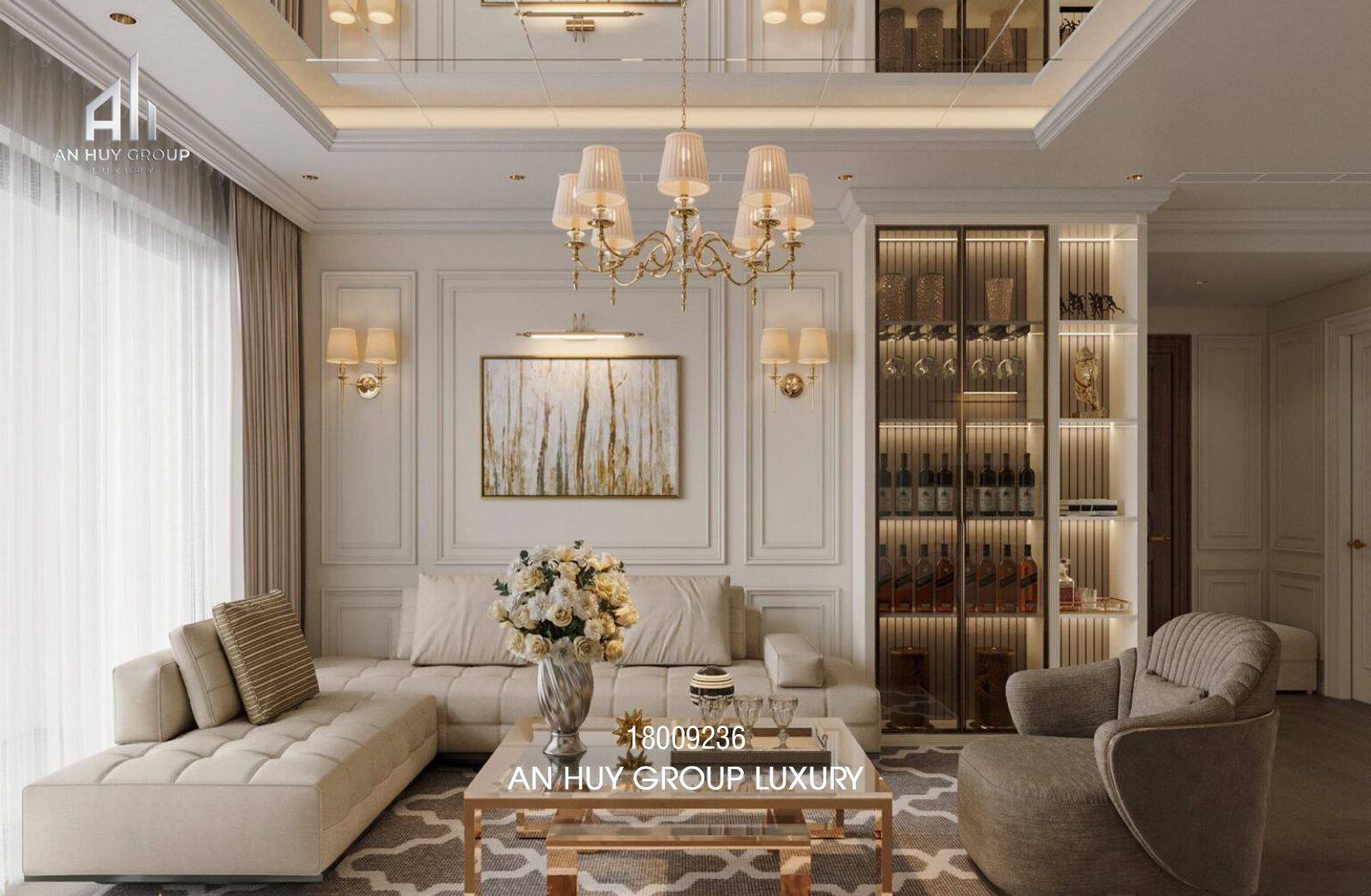 Thiết kế nội thất chung cư Royal City